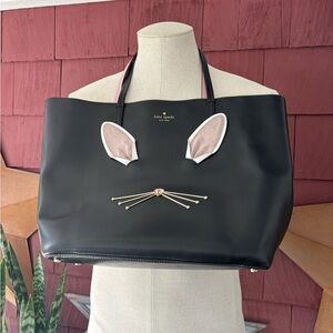 Kate Spade New York Bunny Rabbit Hop To It Tote Bag 16”